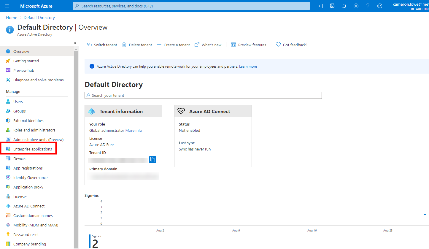 azure sso login